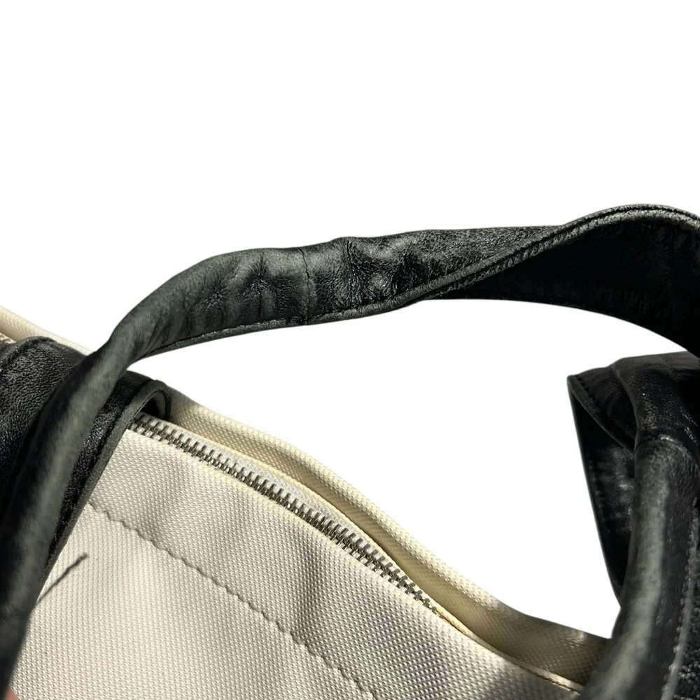 Lacoste Horizontal Shopping Bag Black and IvoryTote